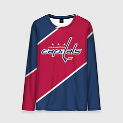 Лонгслив мужской Washington capitals, цвет: 3D-принт