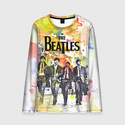 Лонгслив мужской The Beatles: Colour Spray, цвет: 3D-принт