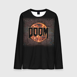 Лонгслив мужской DOOM Fire, цвет: 3D-принт