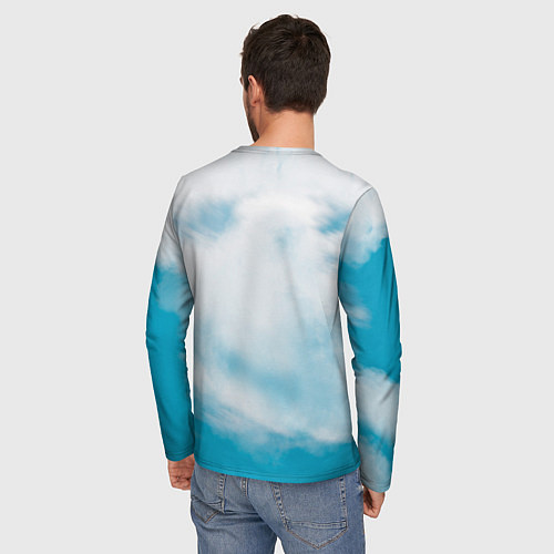 Мужской лонгслив Эндуро / 3D-принт – фото 4