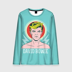 Лонгслив мужской David Bowie: pop-art, цвет: 3D-принт