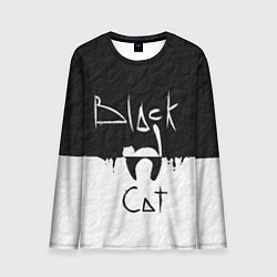 Мужской лонгслив Black cat