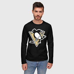 Лонгслив мужской Pittsburgh Penguins: Crosby, цвет: 3D-принт — фото 2