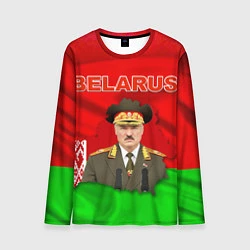 Лонгслив мужской Александр Лукашенко - Беларусь, цвет: 3D-принт