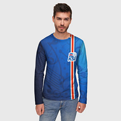 Лонгслив мужской Сборная Исландии по футболу, цвет: 3D-принт — фото 2