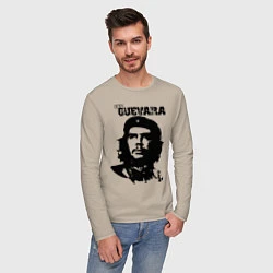 Лонгслив хлопковый мужской Che Guevara, цвет: миндальный — фото 2