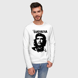 Лонгслив хлопковый мужской Che Guevara, цвет: белый — фото 2