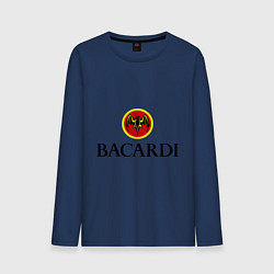 Лонгслив хлопковый мужской Bacardi, цвет: тёмно-синий