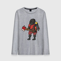 Мужской лонгслив Pyro comics - TF2