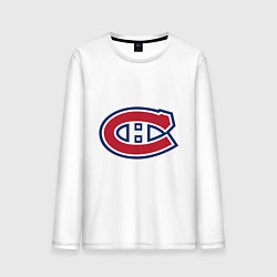 Лонгслив хлопковый мужской Montreal Canadiens, цвет: белый