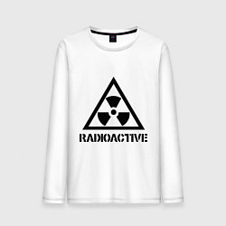 Лонгслив хлопковый мужской Radioactive, цвет: белый