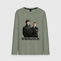 Мужской лонгслив Sherlock