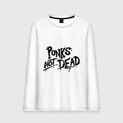 Мужской лонгслив Punks not dead