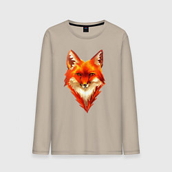 Мужской лонгслив Огенный лис