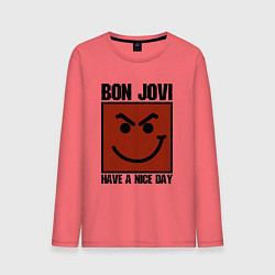 Мужской лонгслив Bon Jovi: Have a nice day