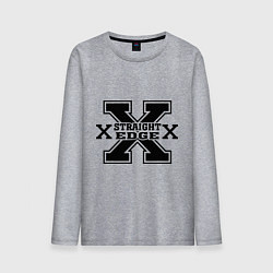 Лонгслив хлопковый мужской SXe: Streght edge, цвет: меланж