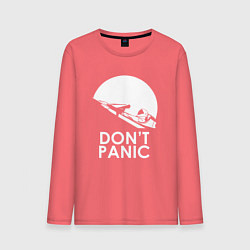 Мужской лонгслив Elon: Don't Panic