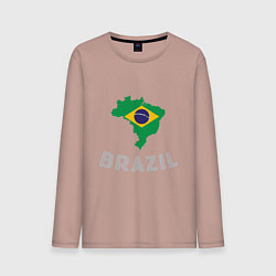 Мужской лонгслив Brazil Country