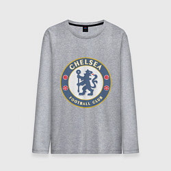 Лонгслив хлопковый мужской Chelsea FC, цвет: меланж