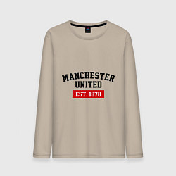Мужской лонгслив FC Manchester United Est. 1878