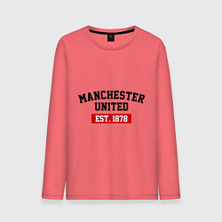 Мужской лонгслив FC Manchester United Est. 1878