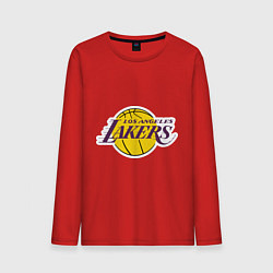 Лонгслив хлопковый мужской LA Lakers, цвет: красный