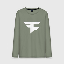 Лонгслив хлопковый мужской FAZE Symbol, цвет: авокадо