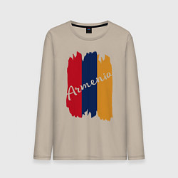 Мужской лонгслив Armenia in my heart