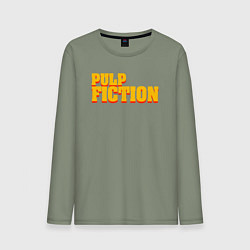 Лонгслив хлопковый мужской Pulp Fiction, цвет: авокадо