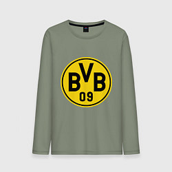 Лонгслив хлопковый мужской BVB 09, цвет: авокадо