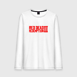 Лонгслив хлопковый мужской Red Dead Redemption 2, цвет: белый