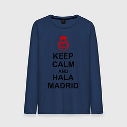 Мужской лонгслив Keep Calm & Hala Madrid