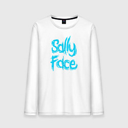 Лонгслив хлопковый мужской SALLY FACE, цвет: белый