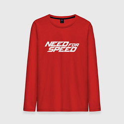 Лонгслив хлопковый мужской Need for Speed, цвет: красный