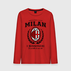 Лонгслив хлопковый мужской Milan: I Rossoneri, цвет: красный