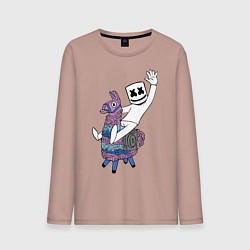 Мужской лонгслив Marshmello x Llama