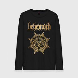 Лонгслив хлопковый мужской Behemoth: Demonica, цвет: черный