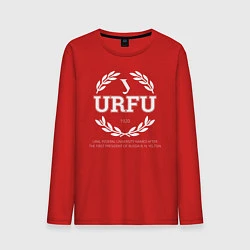 Лонгслив хлопковый мужской URFU, цвет: красный