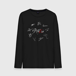 Мужской лонгслив STRAY KIDS АВТОГРАФЫ
