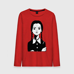 Мужской лонгслив Wednesday Addams