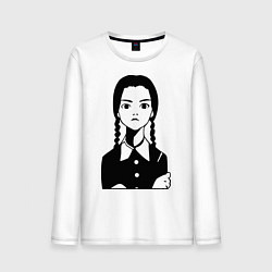 Мужской лонгслив Wednesday Addams