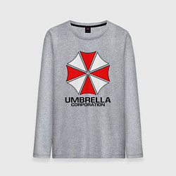 Лонгслив хлопковый мужской UMBRELLA CORP, цвет: меланж