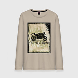 Мужской лонгслив Born to Ride