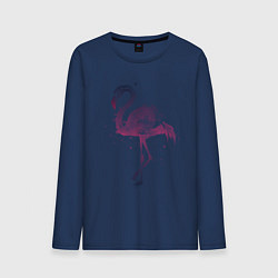 Лонгслив хлопковый мужской Flamingo, цвет: тёмно-синий