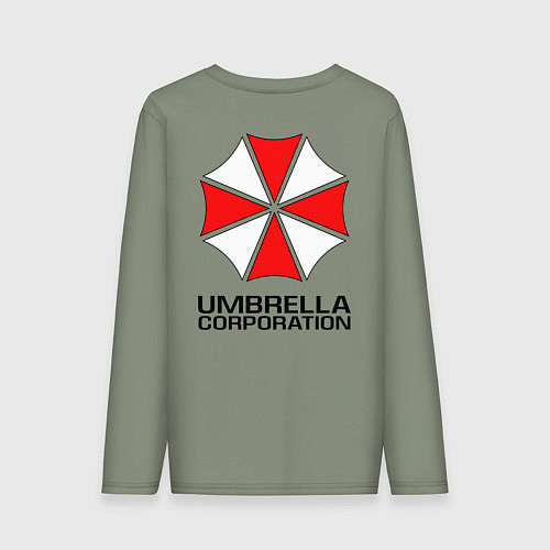 Мужской лонгслив UMBRELLA CORP / Авокадо – фото 2