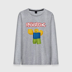 Лонгслив хлопковый мужской ROBLOX, цвет: меланж