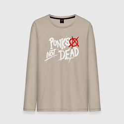 Мужской лонгслив Punks not dead