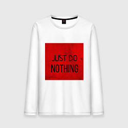 Мужской лонгслив JUST DO NOTHING