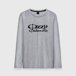 Лонгслив хлопковый мужской Ozzy Osbourne, цвет: меланж