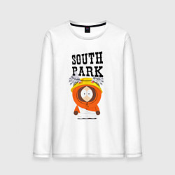 Лонгслив хлопковый мужской South Park Кенни, цвет: белый